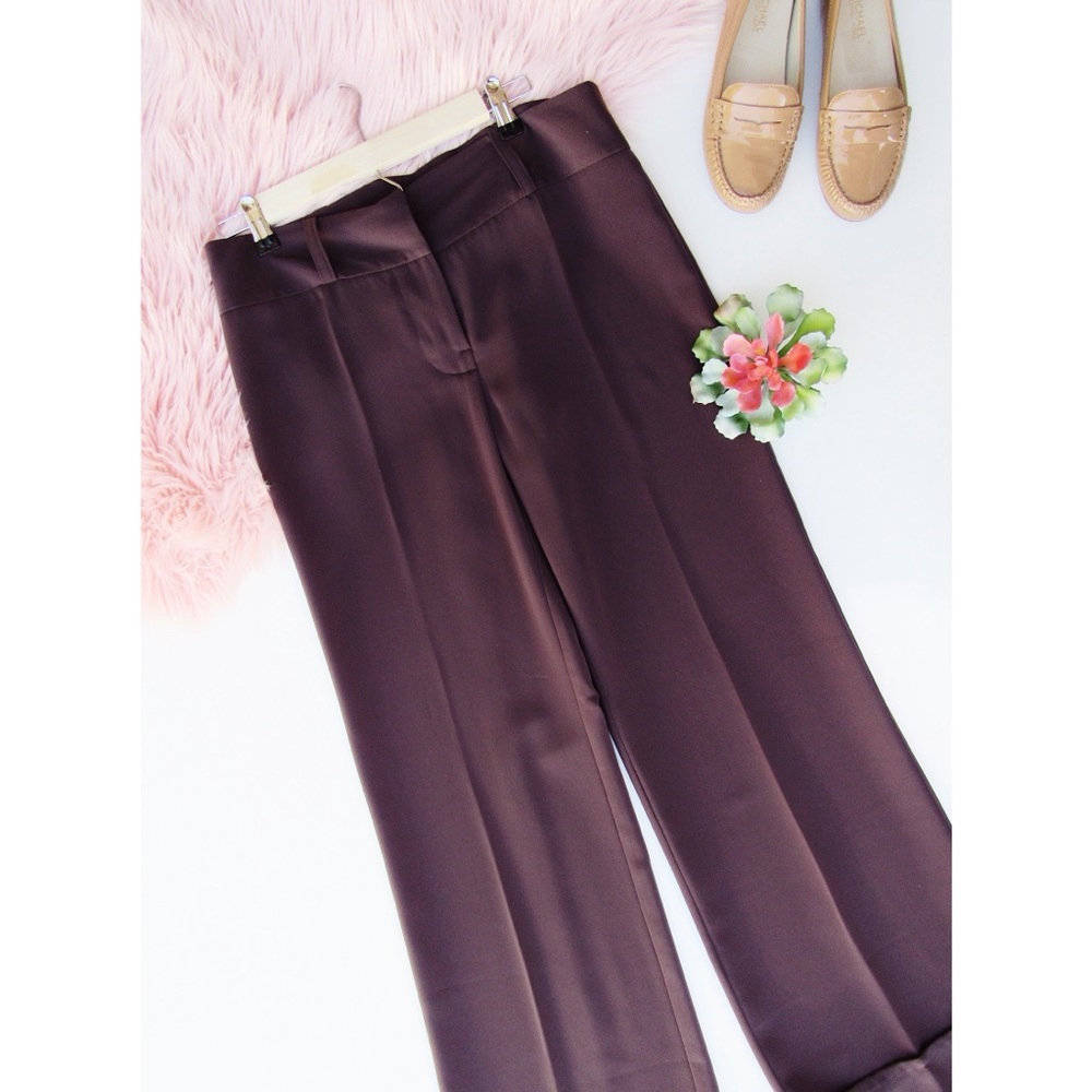 Brown Celine Wide Leg Dress Pants Size XL